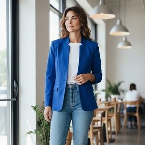 NWT Gibson Blazer.  Royal Blue.  Size XSP,